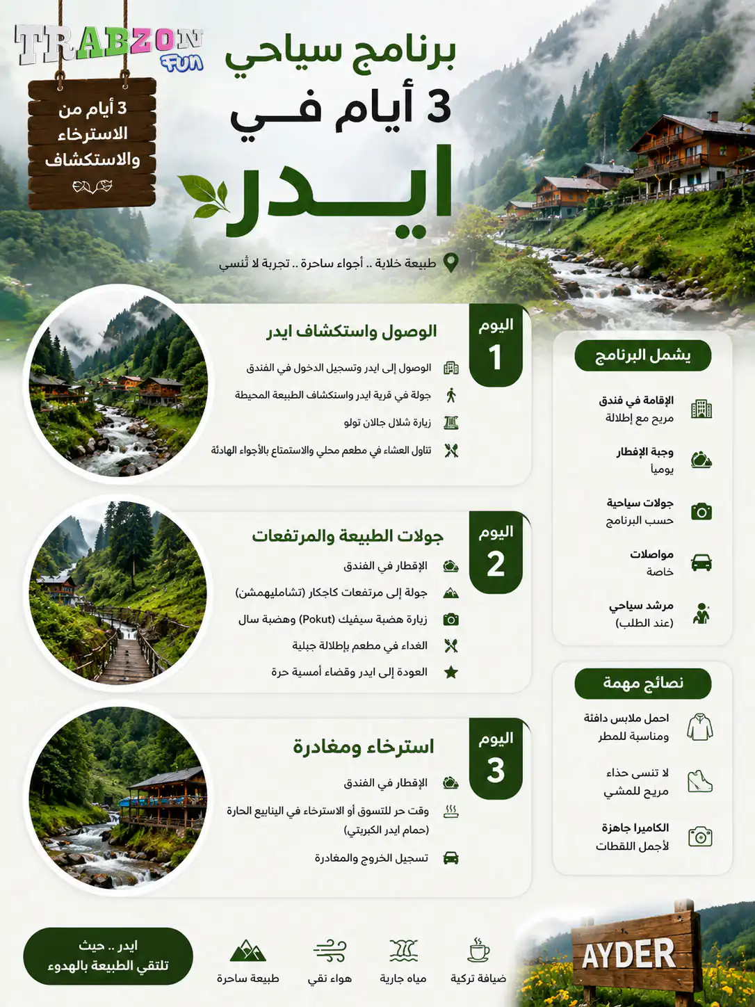 برنامج جولة ايدر 3-أيام